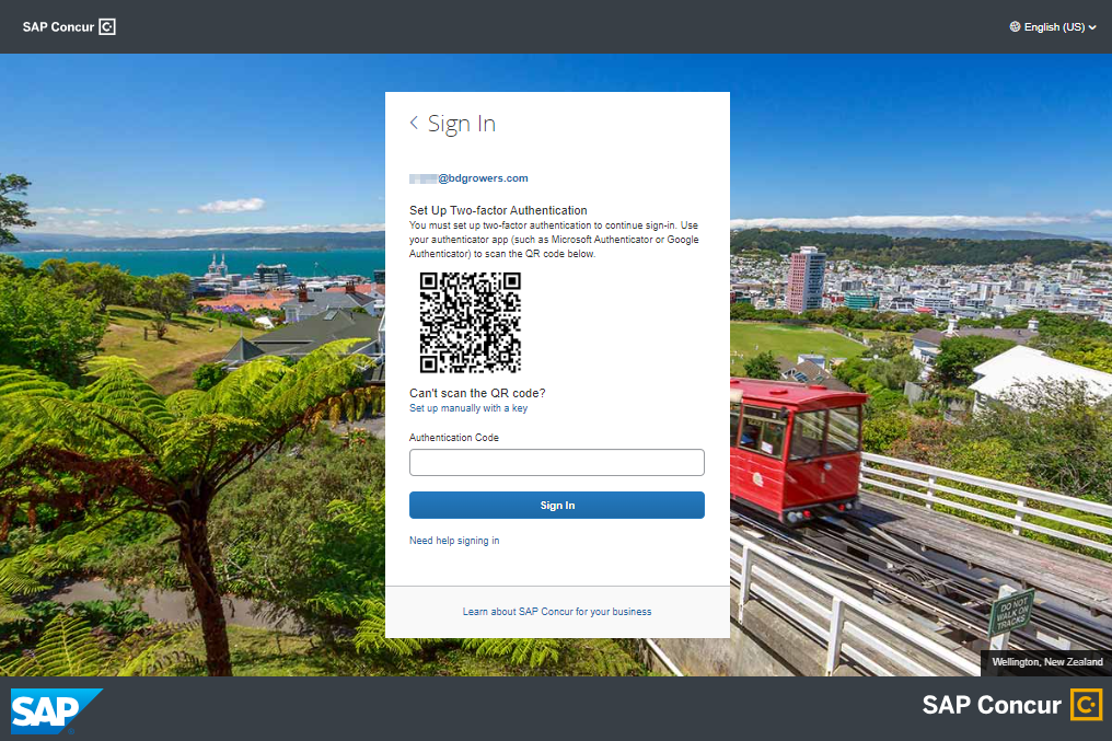 SAP Concur Two Factor Authentication (2FA) Setup Guide for End Users ...